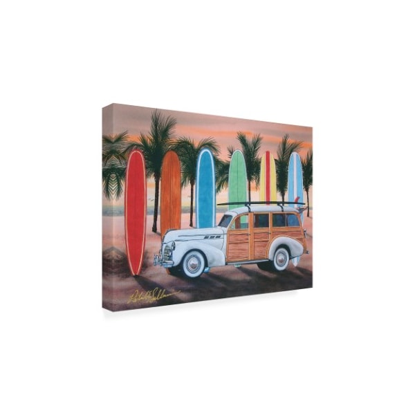 Patrick Sullivan 'Sunset Woody' Canvas Art,14x19